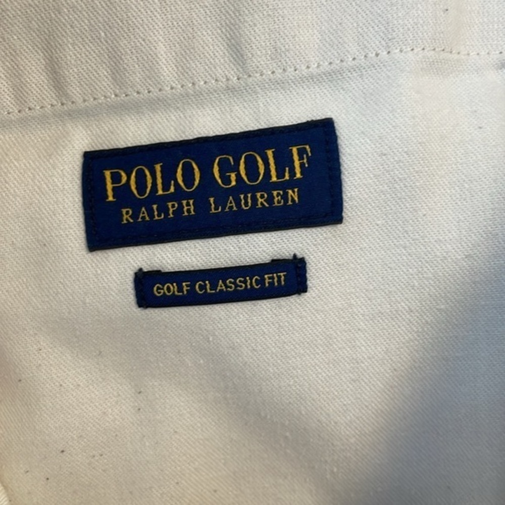 Polo Golf Ralph Lauren Cotton Twill with Stretch Khaki Tan Pants Size 34/32 - Picture 12 of 16